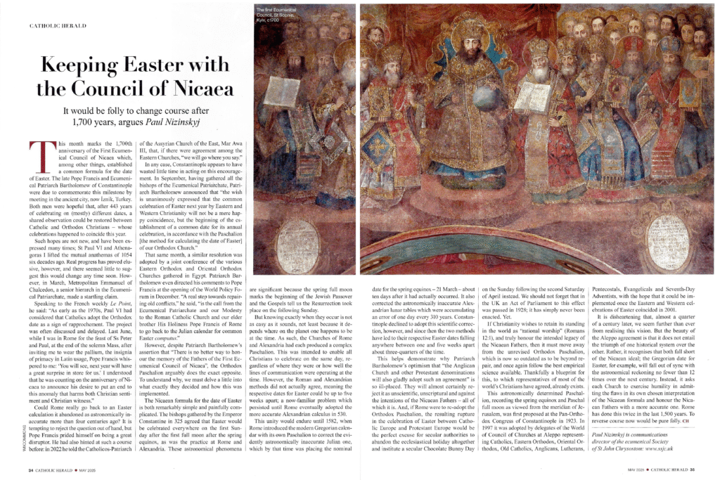 The Society in The Catholic Herald